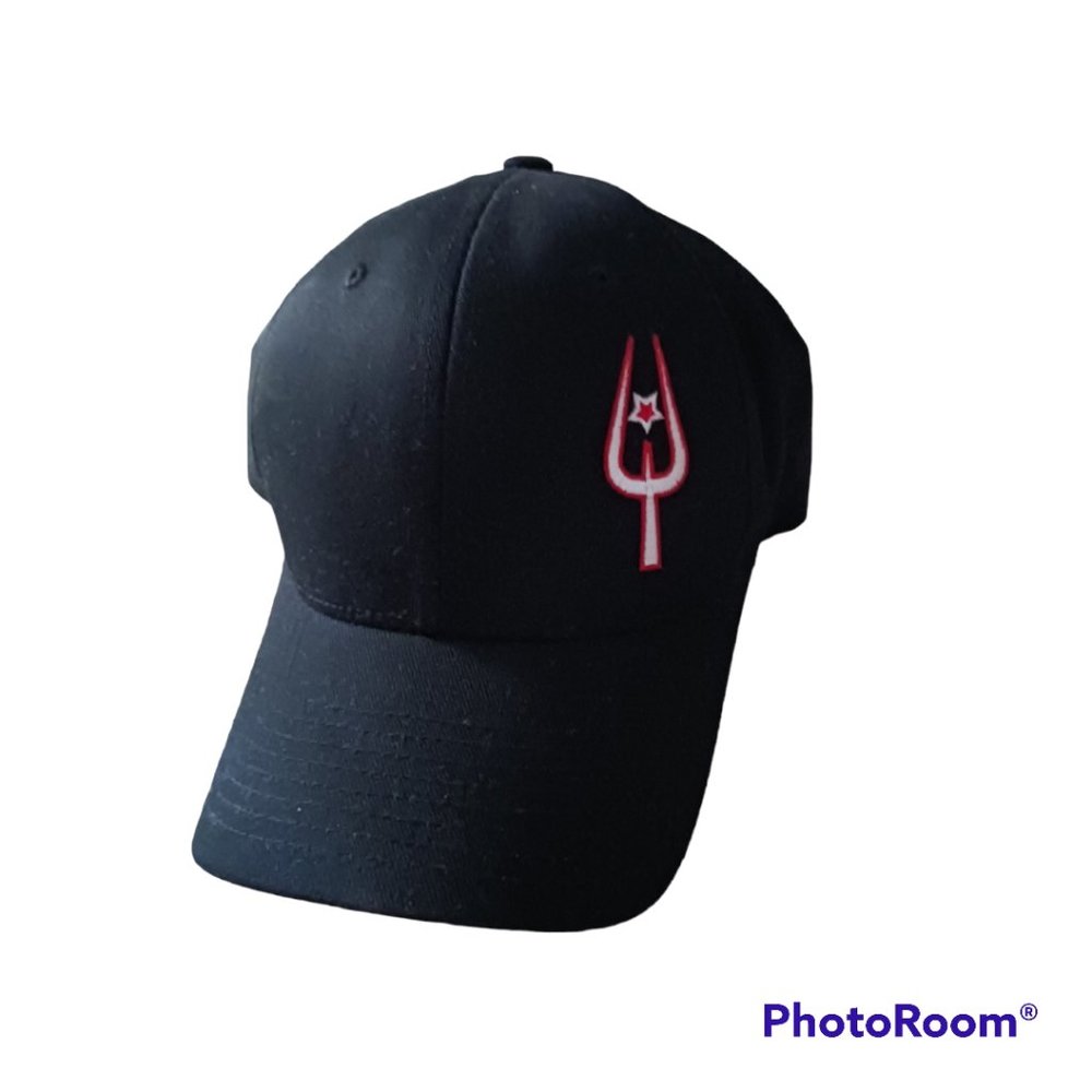 Flexfit Baseball hat, pitchfork, black (S-M)